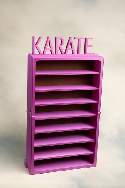 8 Belt Display Case - Red