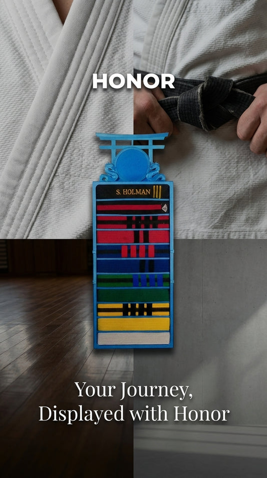 11 Belt Display Case - Taekwondo